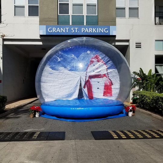 life sized snow globe