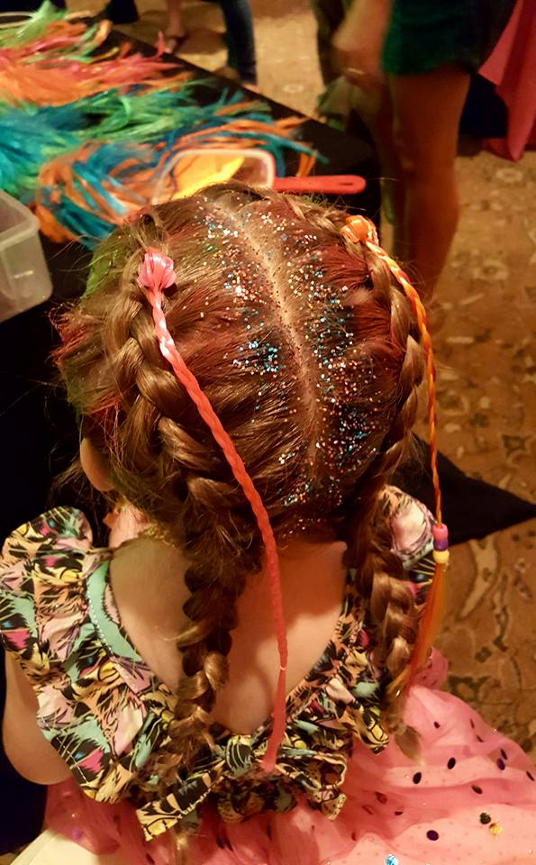 glitter hair Crazy Hair