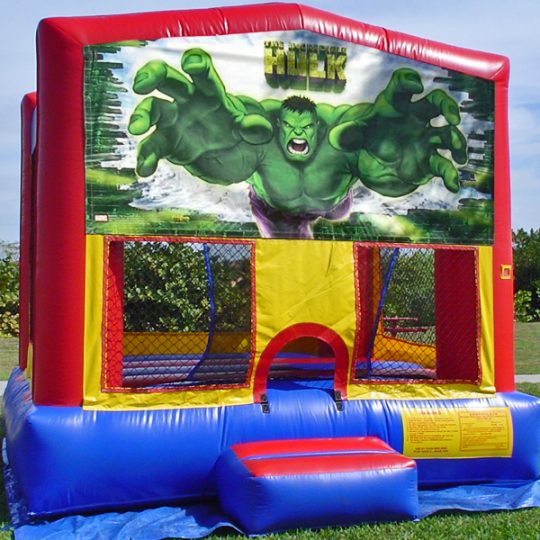 Hulk Themed Bounce House