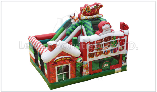 Christmas Bounce House and Slide Combo