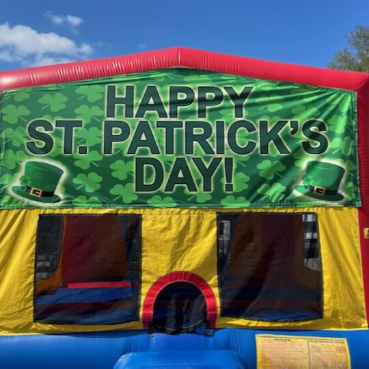 St. Patrick's Day Bounce House
